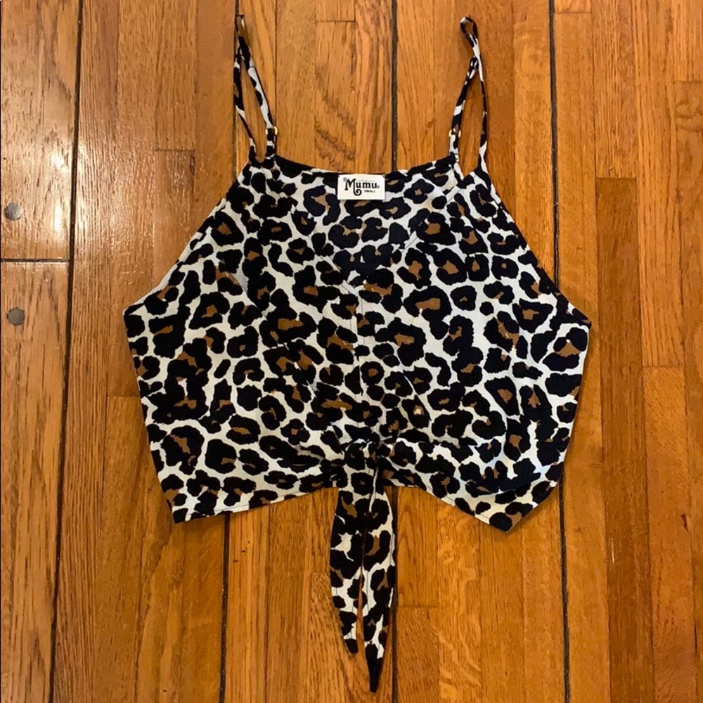 Show Me Your Mumu | Cheetah V-Neck Top